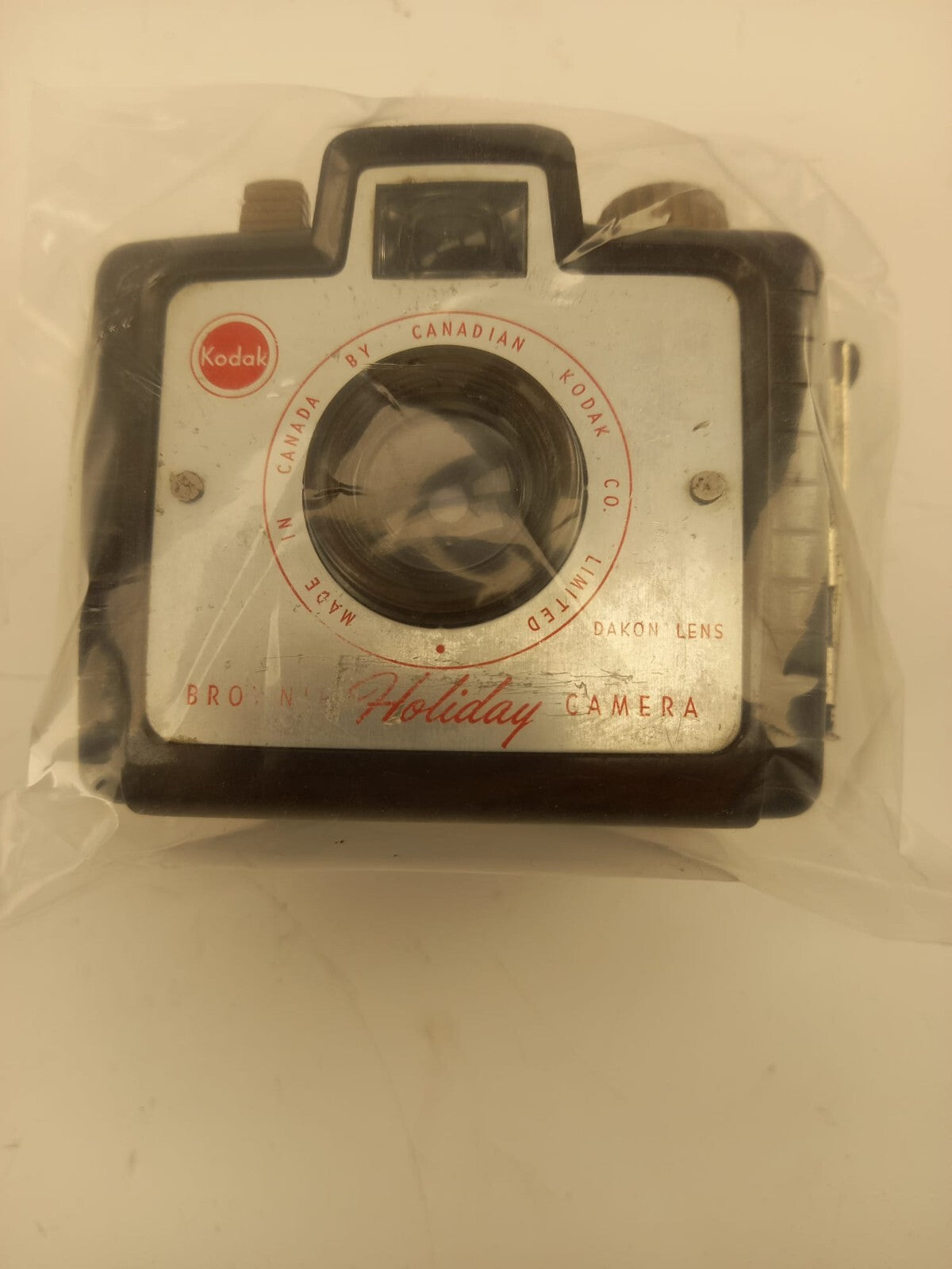 VINTAGE KODAK BROWNIE HOLIDAY FLASH CAMERA 1950'S UNTESTED