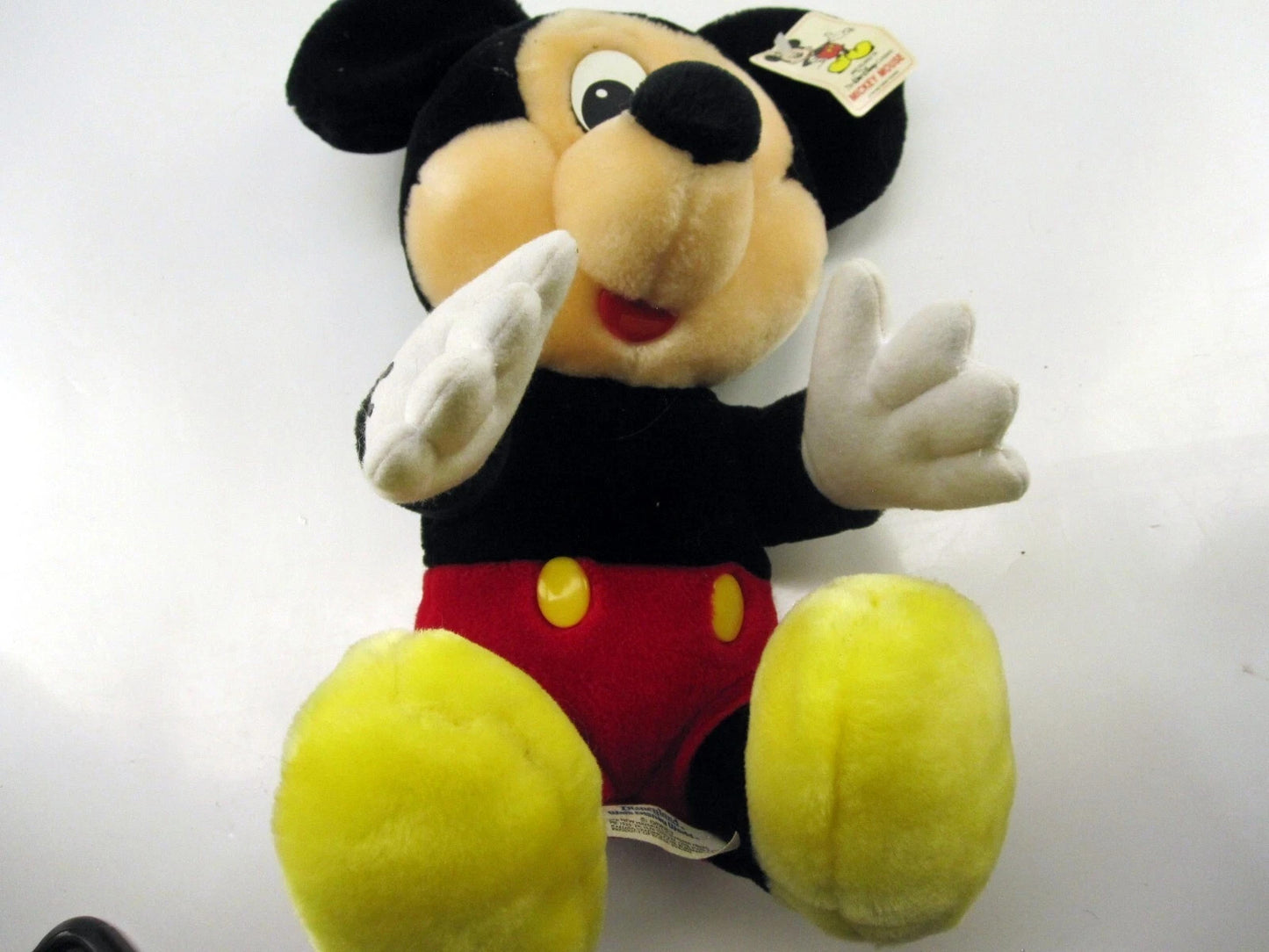 Vintage Disneyland Walt Disney World Mickey Mouse Plush Stuffed Toy NEW WITH TAG