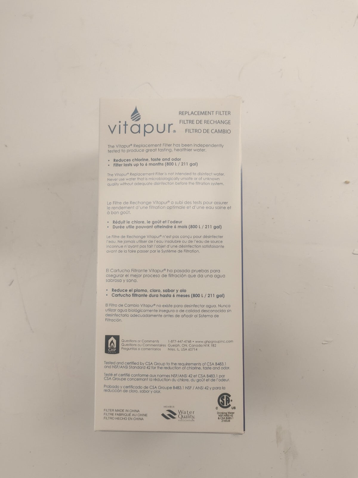 Vitapur Long Life Multi-Stage Filter GWF3