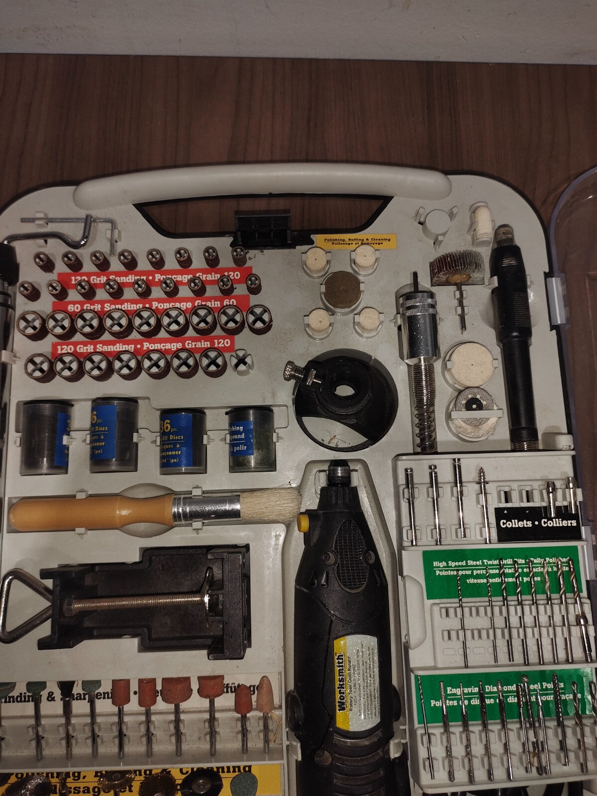WORKSMITH 229-Piece ROTARY TOOL AND ACCESSORY SET