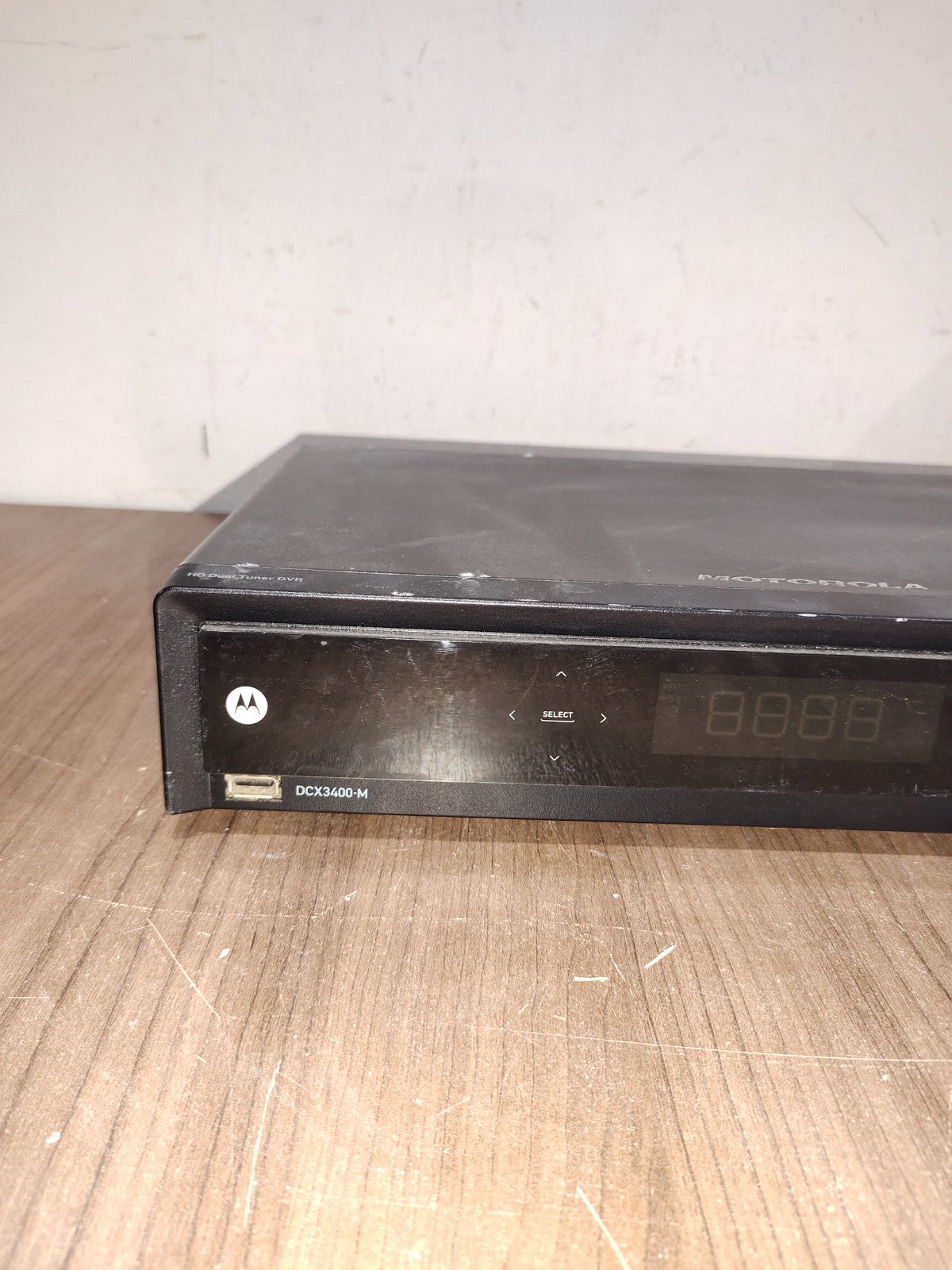 Motorola DCX3400 HD Digital Cable Box HDTV Dual Tuner DVR HDMI Black