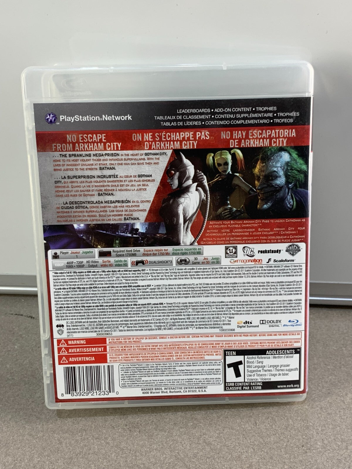 Batman Arkham City (Sony PlayStation 3) - CIB