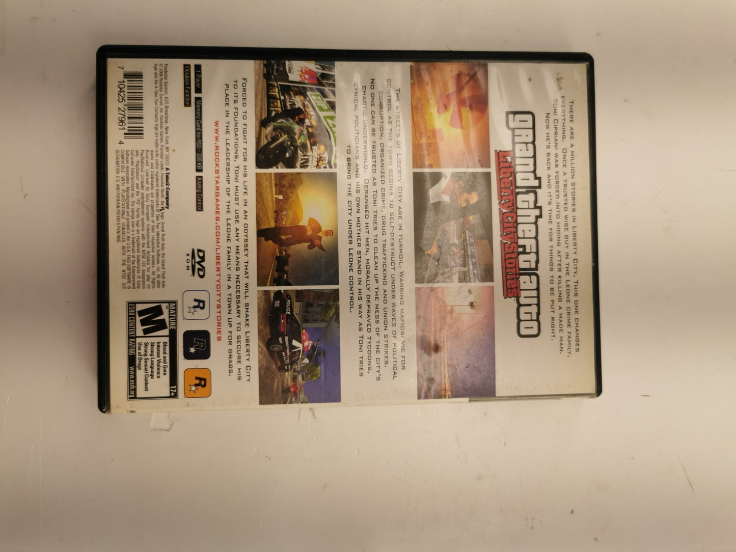 Grand Theft Auto: Liberty City Stories (Sony PlayStation 2, 2006)