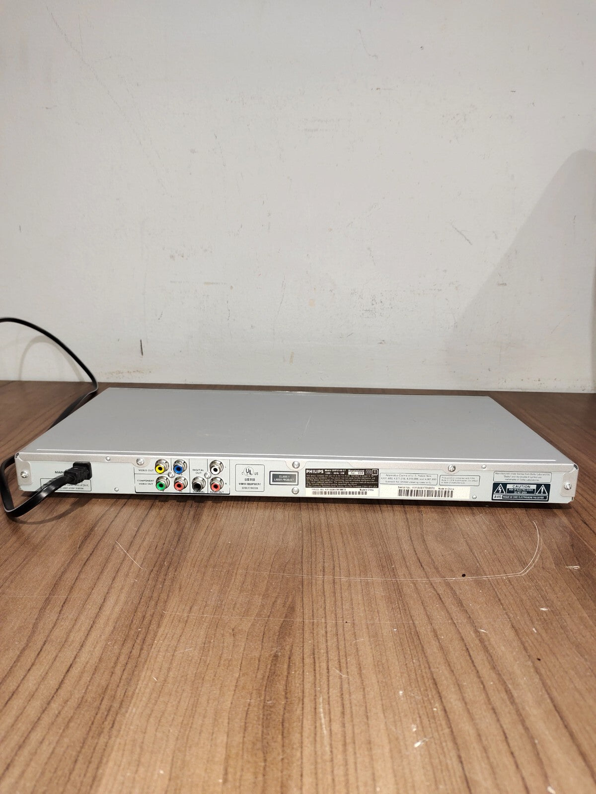 Philips DVP5140 Slim DVD/DVX Ultra PLAYER Dolby Digital Audio