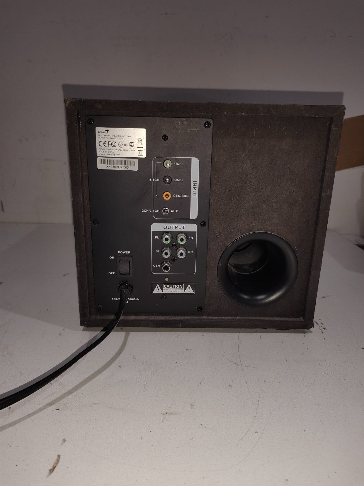 Genius GX Gaming Gaming Speaker System SW-G5.1 3500 - Subwoofer Only