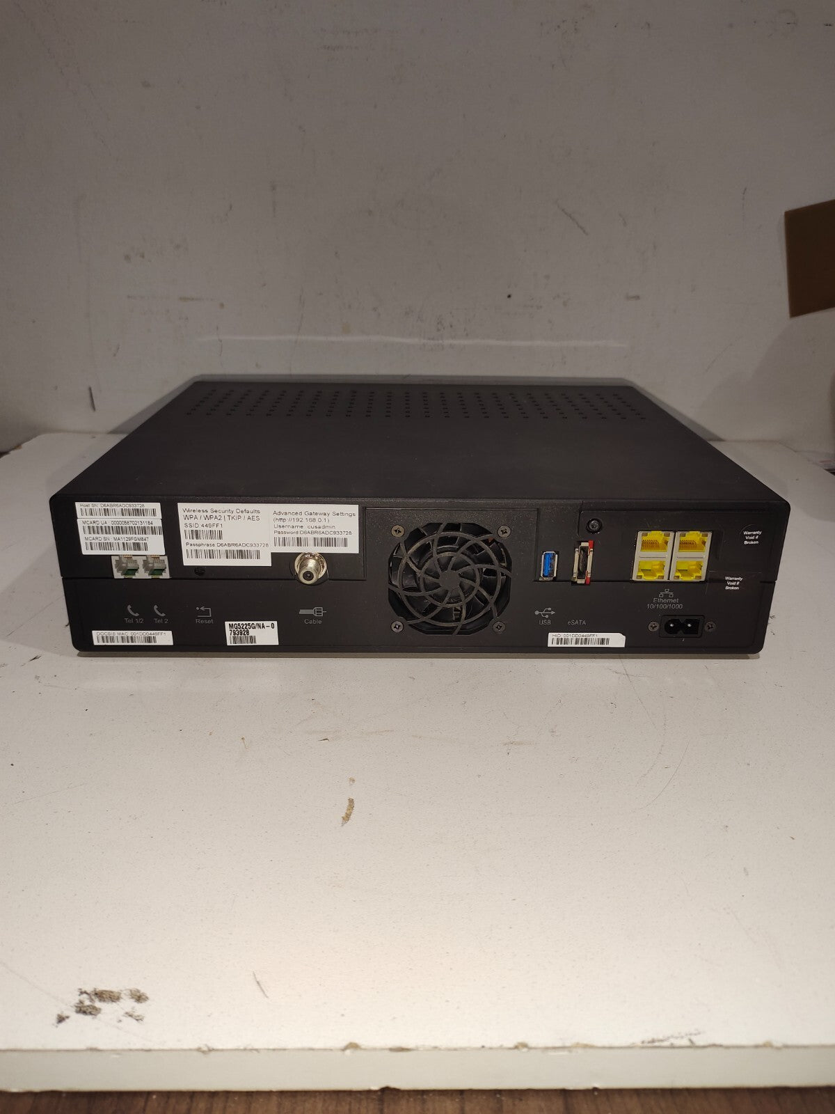 ARRIS Media Gateway MG5225G/NA Modem eSATA USB