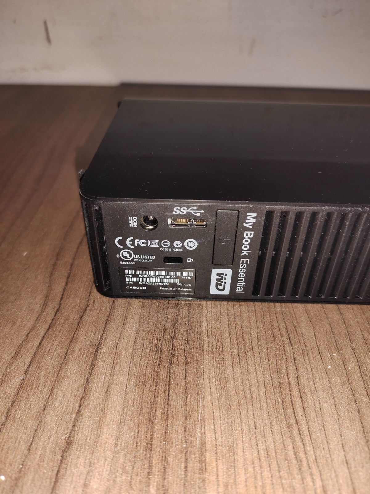 WD My Book Essential External Hard Drive 500GB USB 2.0 - 3