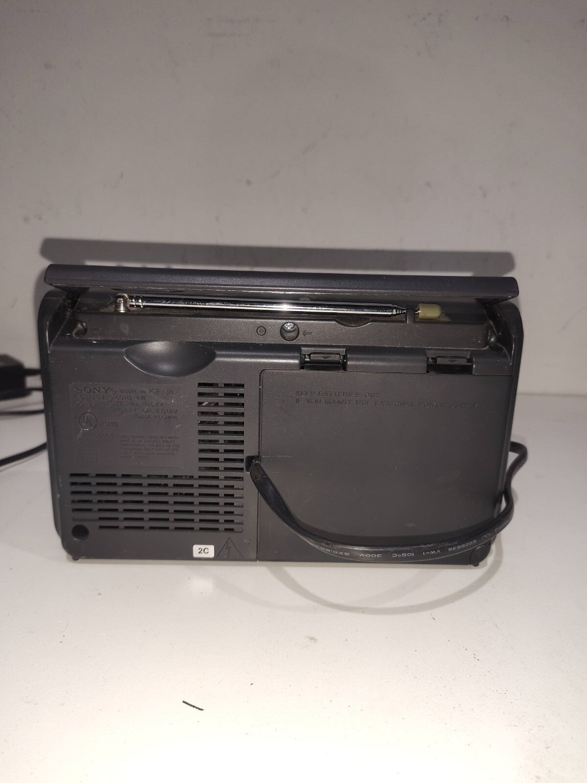 Sony ICF-38 Portable AM/FM Radio