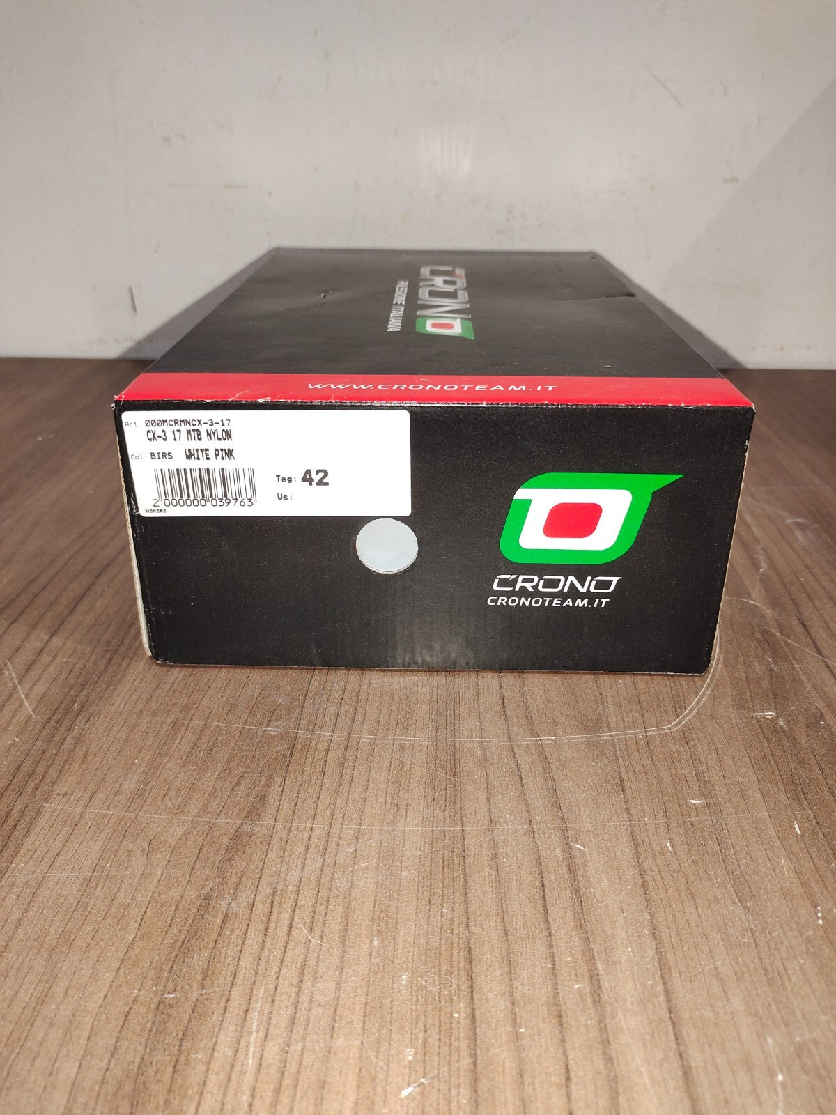 Crono CX-3 17 Mountain Bike Gravel BMX Shoes - Bris White Pink - Size - 42 (EUR)