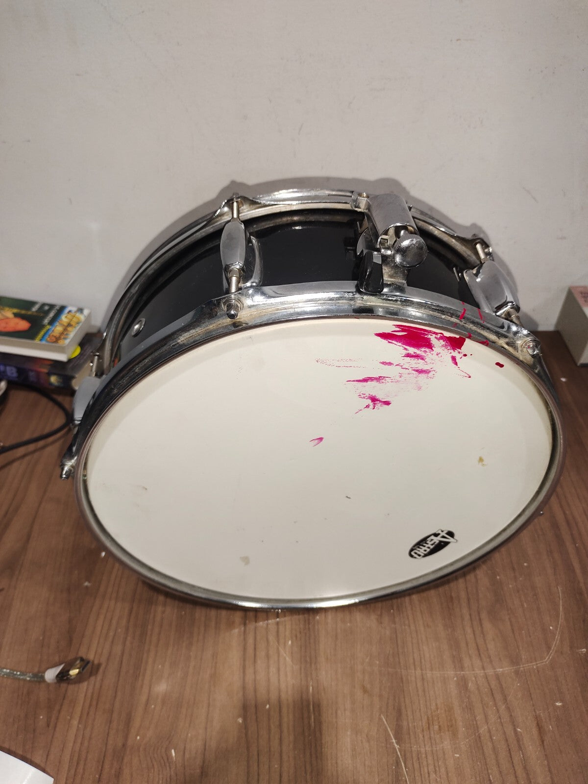 Astro Drums Musical Instrument - 14 x 4 inches Black Drum
