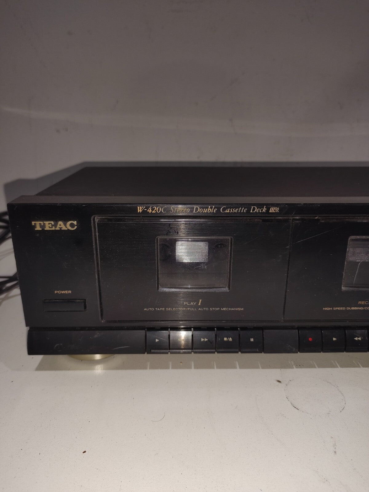 Teac W-420-C Double Cassette Deck Component