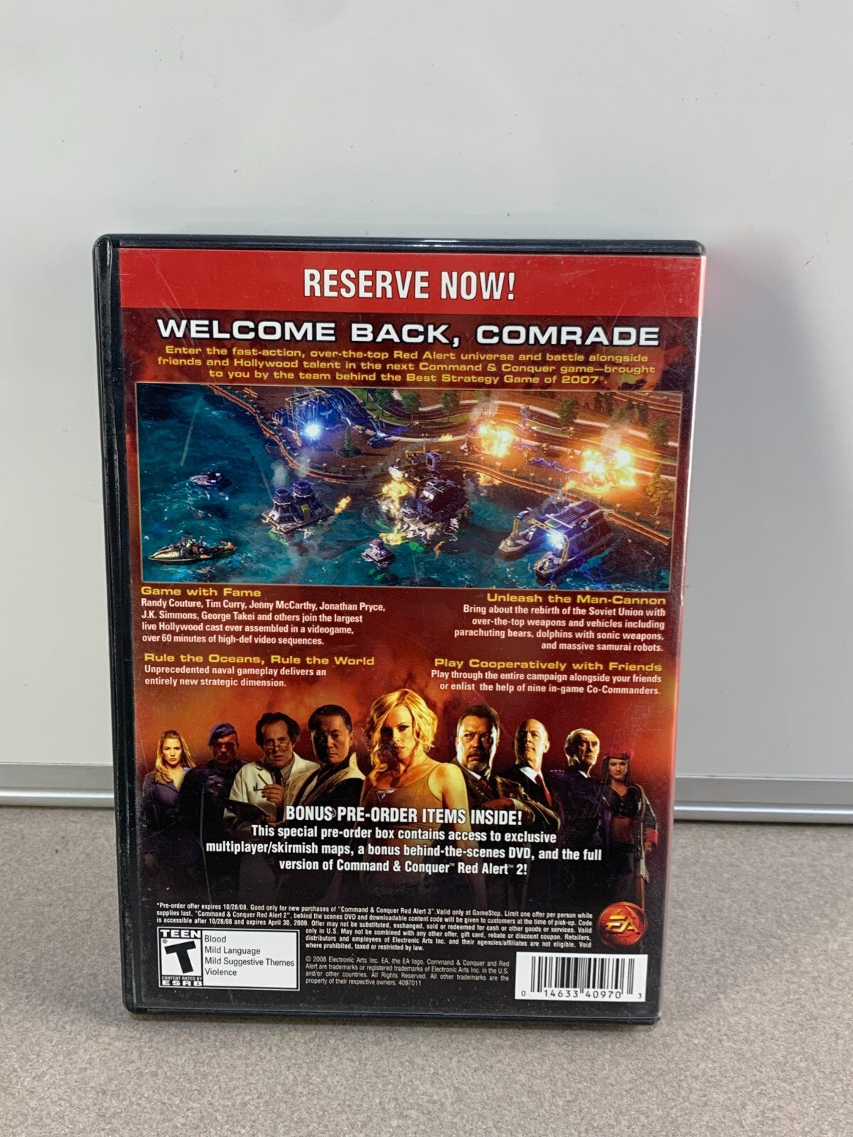Command & Conquer: Red Alert 3, PC-DVD, top condition - All 3 parts discs inside