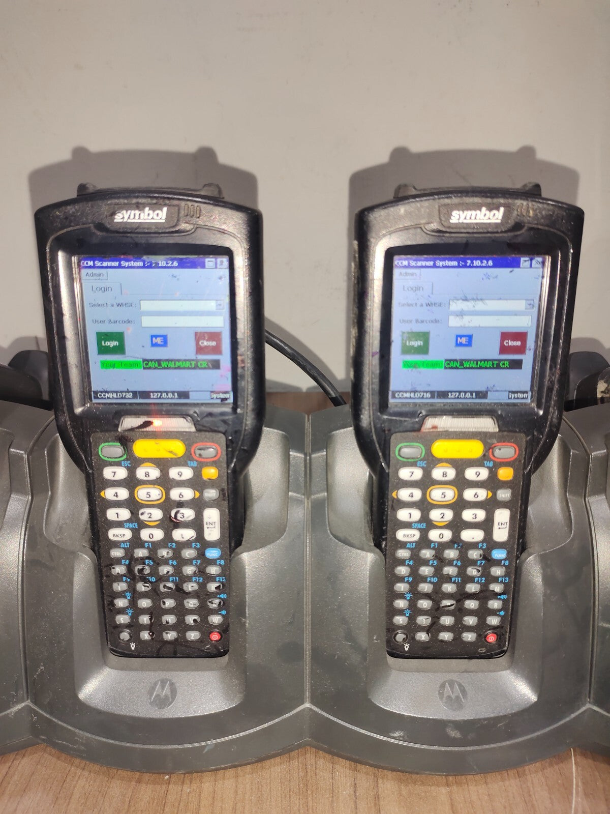 Symbol CHS3000-4000C Charging Dock & MC32N0 Barcode Scanner (4 Scanner Guns) - 3