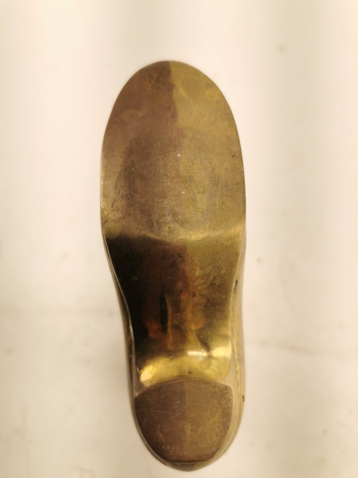 Victorian Brass Boot. A novelty Brass Women's Shoe to display