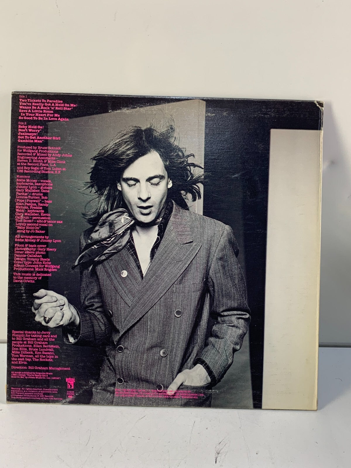 Eddie Money - Eddie Money (Vinyl Record LP)