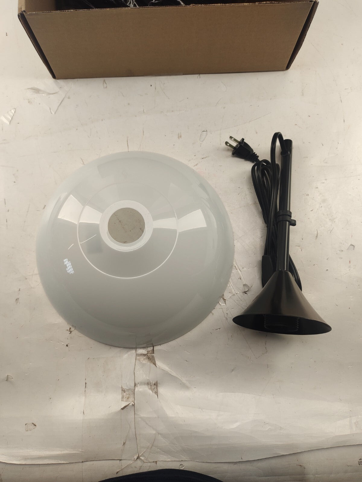 Ikea NOT Floor Uplight Lamp, Black New Open Box - Bulb Not Included