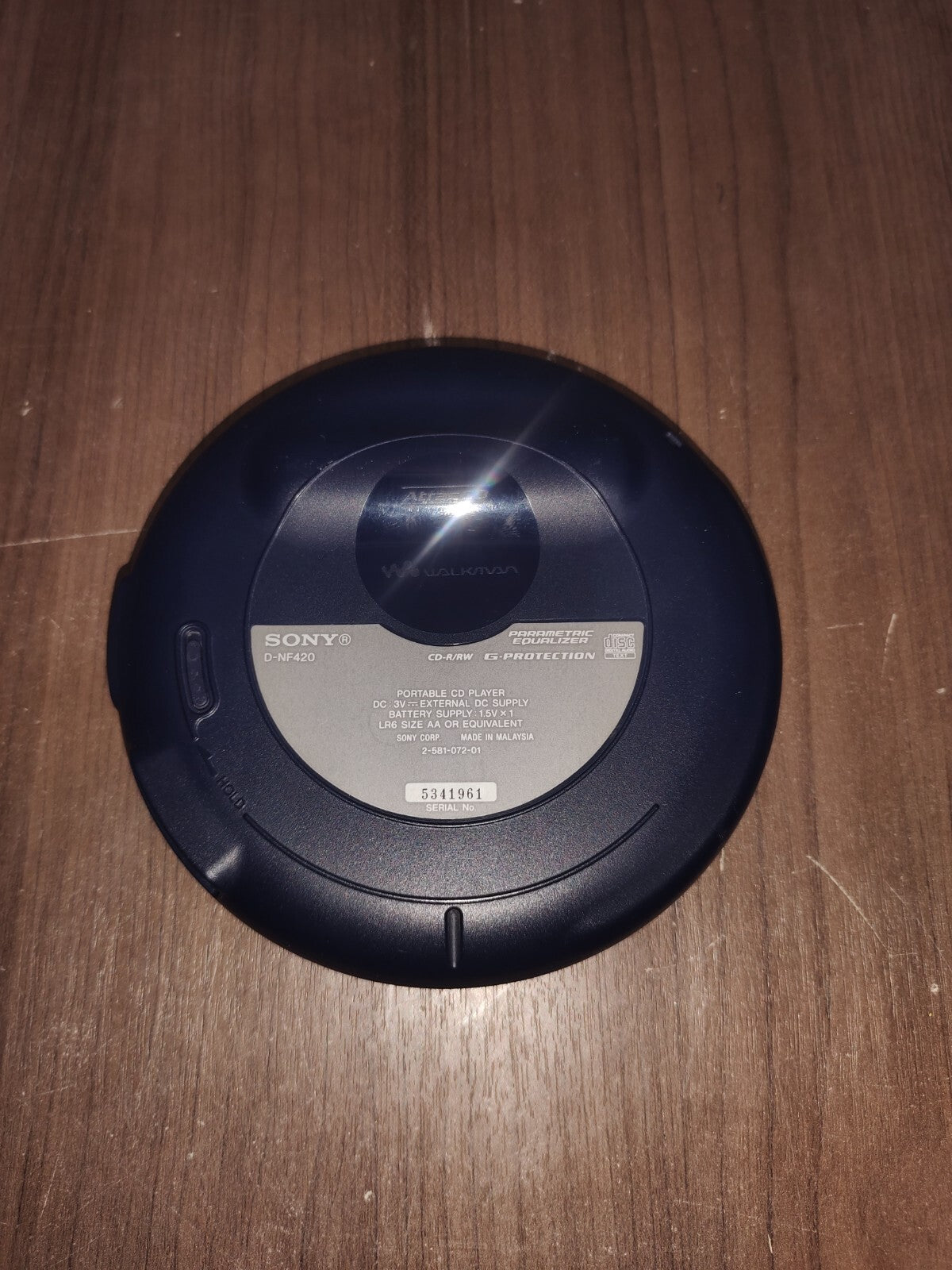 Sony PSYC D-NF420 Atrac3Plus CD MP3 Walkman AM FM TV Weather Radio