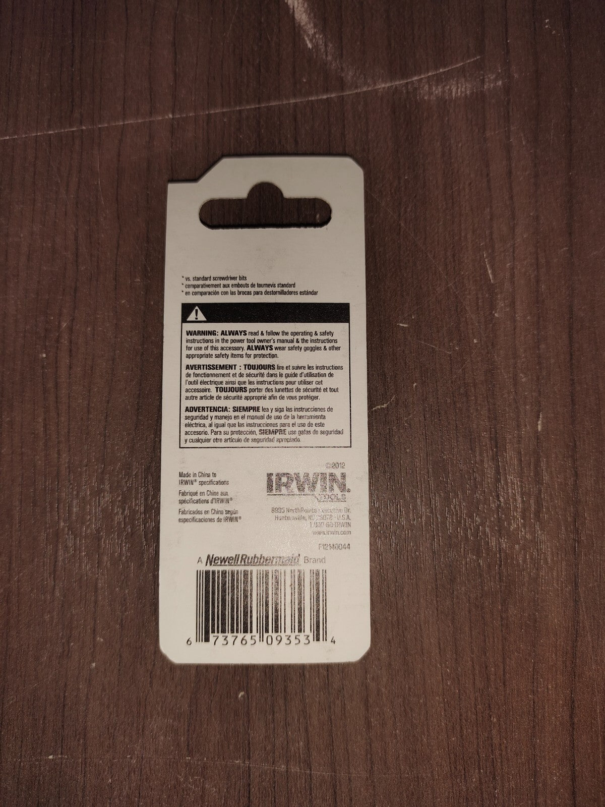Irwin 1837381, 2 Count, 1", #2 Square Impact Insert Bits - Set of 6 - 2