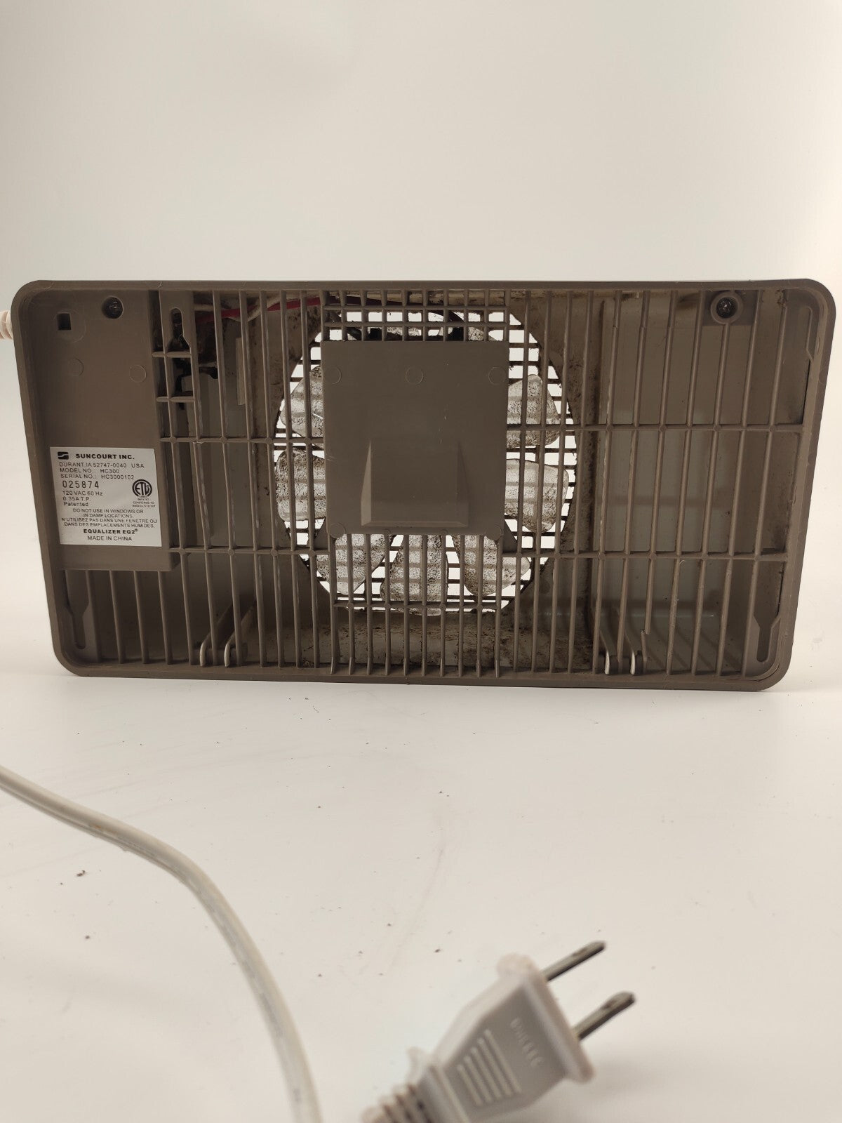 Suncourt Register Booster Equalizer EQ2 Control Panel Model HC300