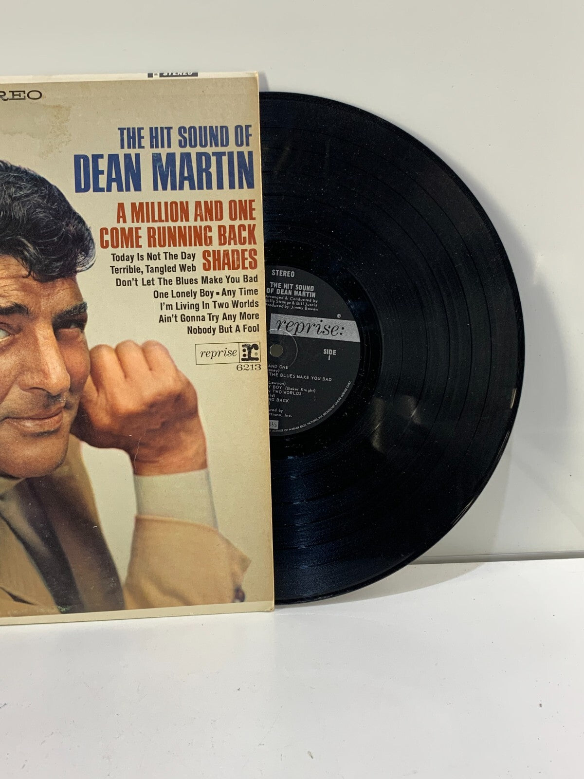 1966 The Hit Sound of Dean Martin LP 33 Vinyl Record Reprise R6213 Mono