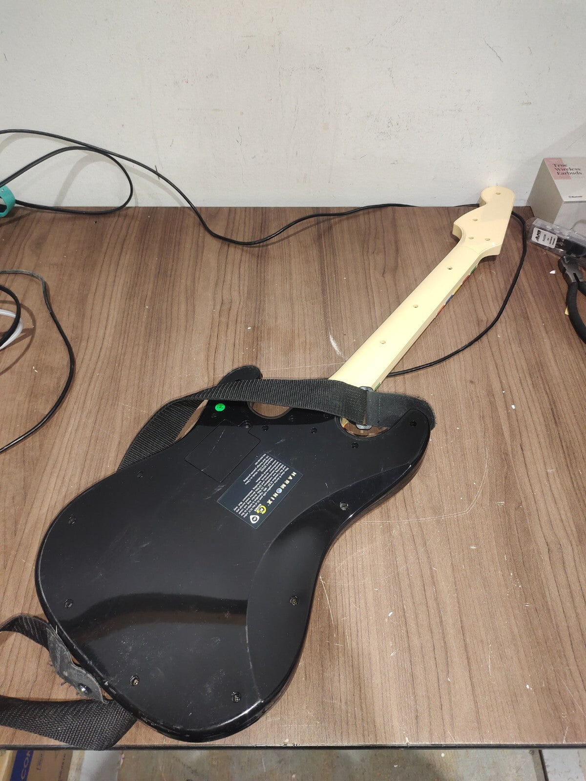 Harmonix Rock Band Guitar Xbox 360 Fender Stratocaster Wired - 822152