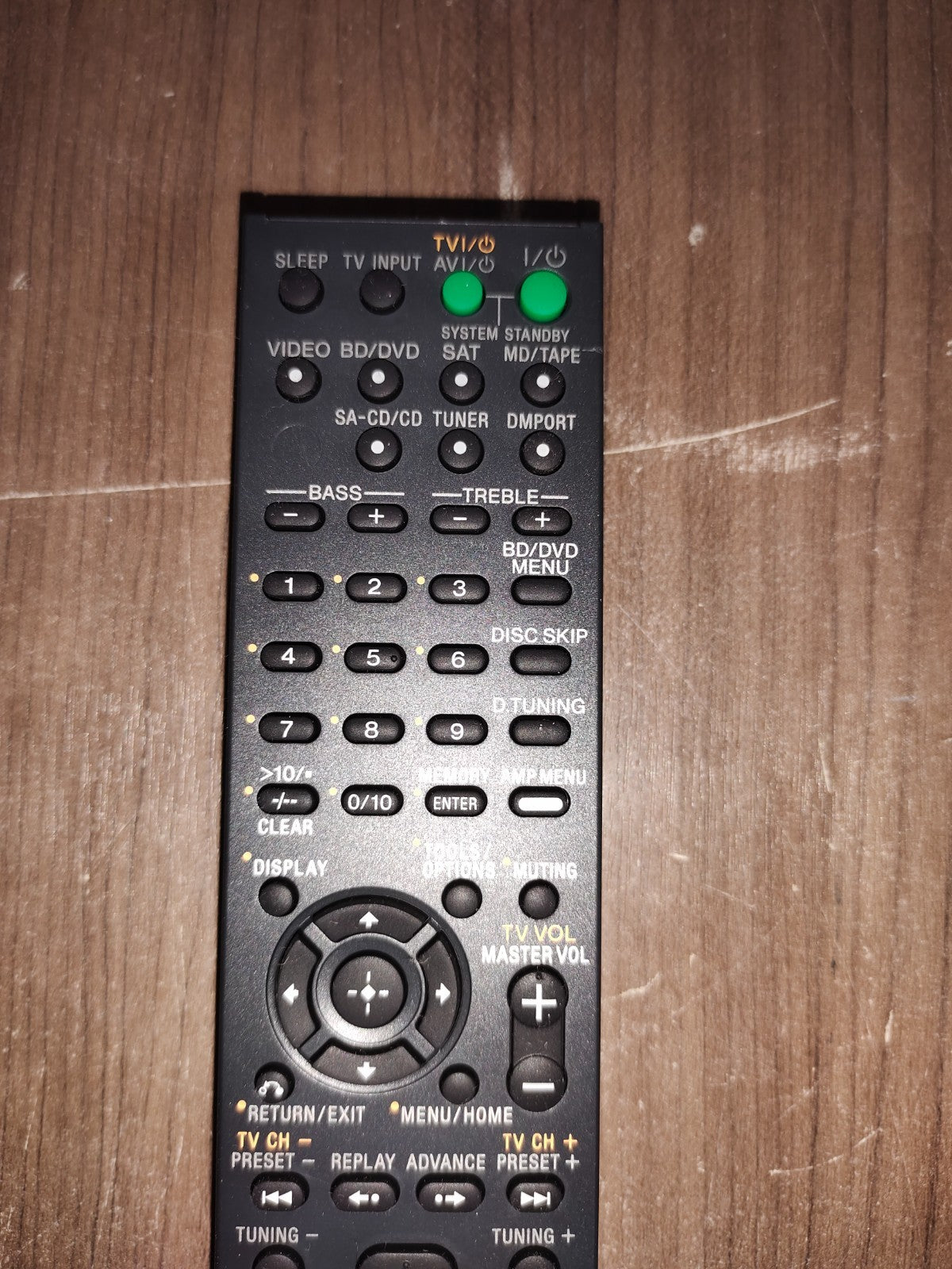Sony AV Receiver Remote Control STR-DH100 STRDH100 - Model - RMAAU055