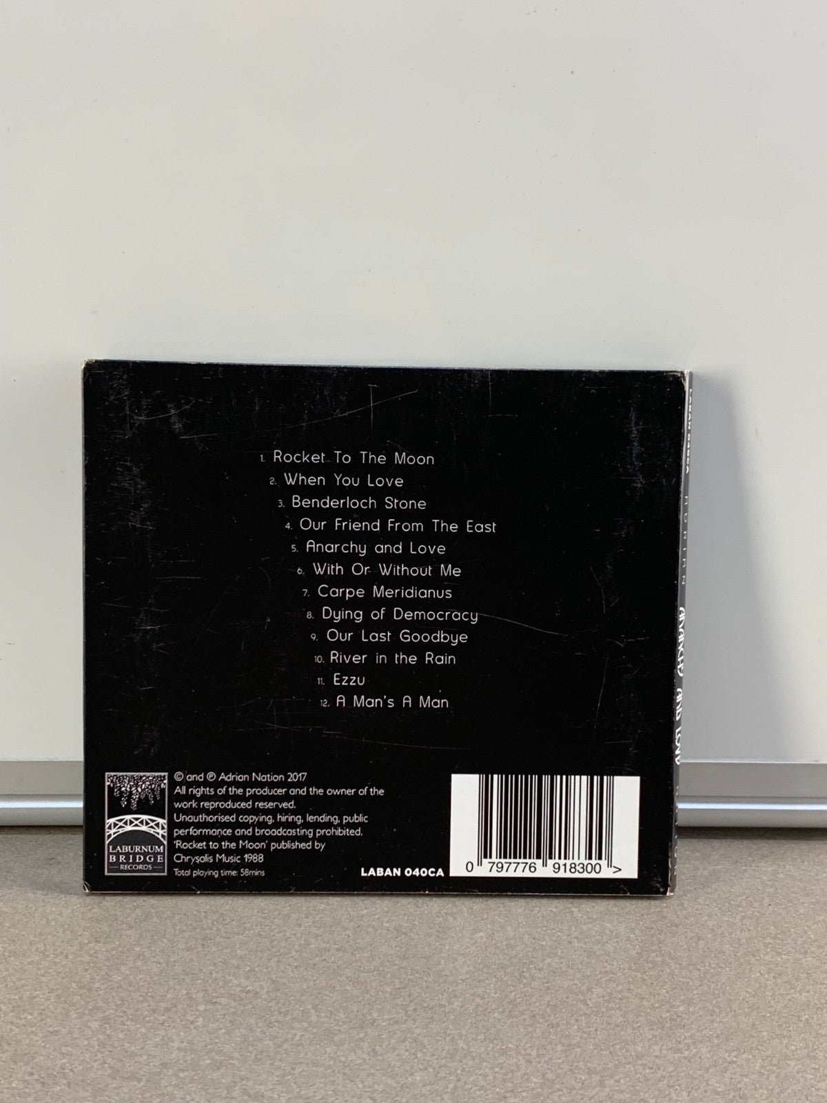 Adrian Nation - Anarchy And Love (CD, 2017) SIGNED