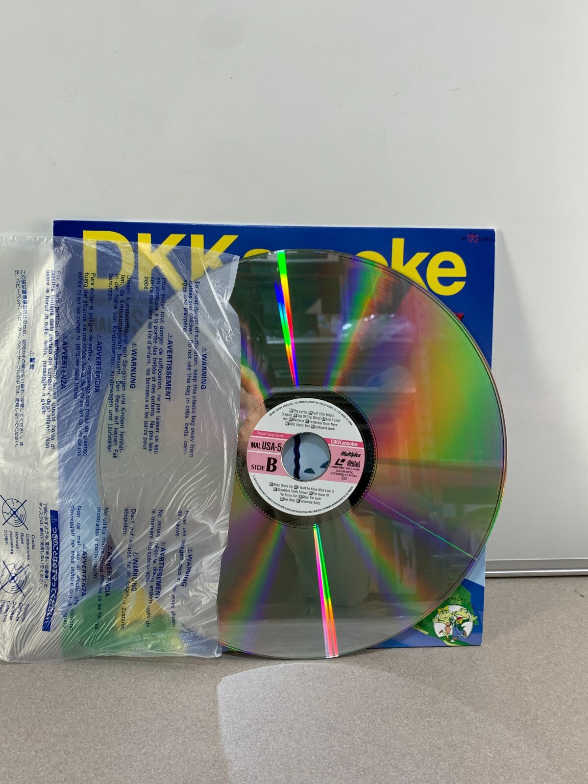 DK KARAOKE American Song Series Laserdisc LD MAL USA-5 Multiplex Laser Disc