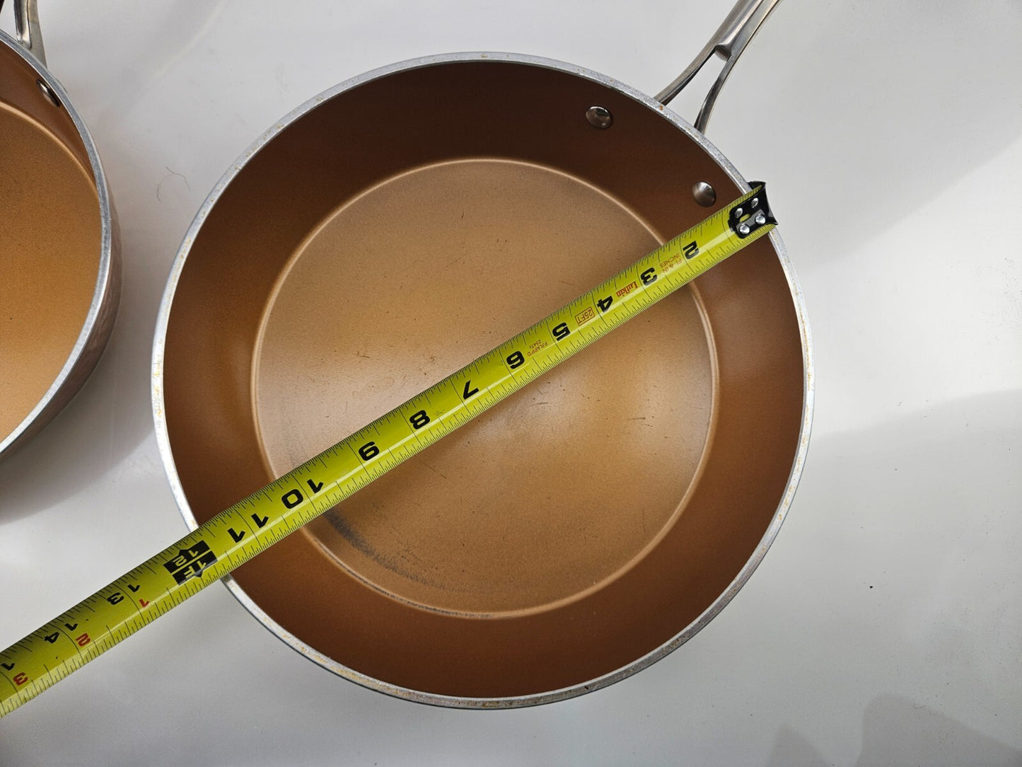 Gotham Steel Pro Hard Anodized Nonstick 2 Pack Fry Pan Set - - 10'' & 12''