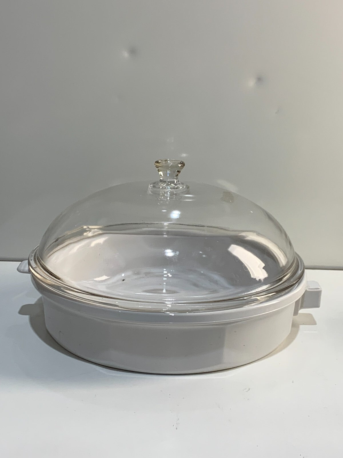 Princess House Nouveau Large Skillet & Lid, White