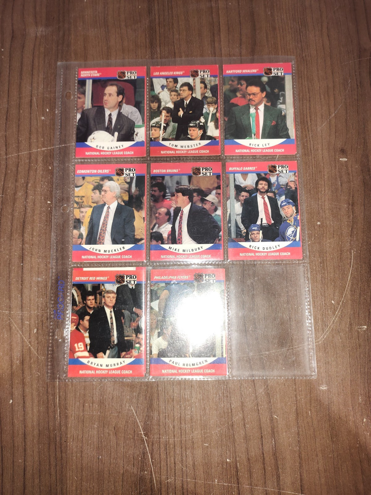 Rare Collectible NHL - Coach Cards PRO-SET - Set of 16 Cards