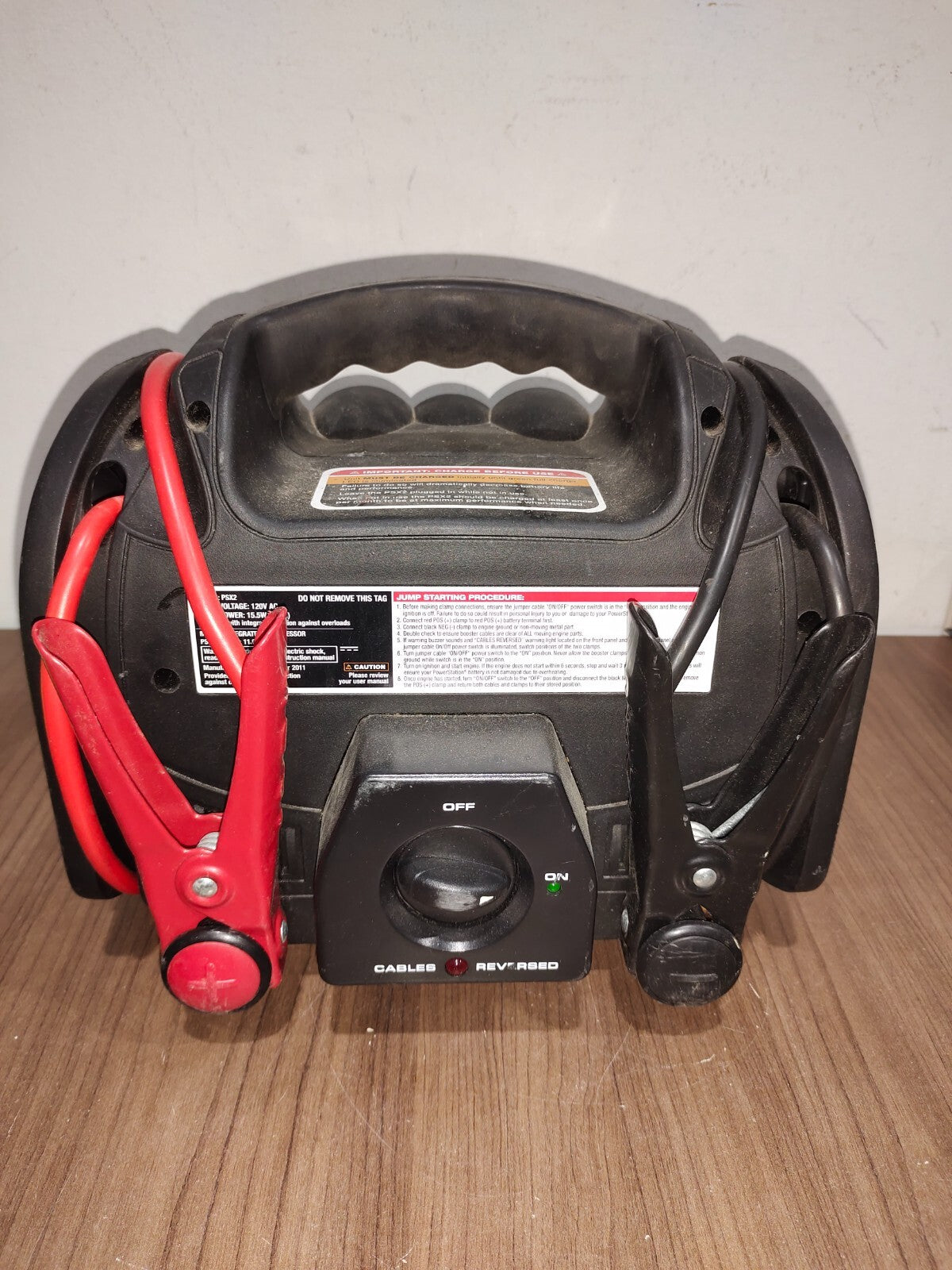 Powerstation PSX2 Heavy Duty Portable Jump Starter LED Work Light Air Compressor
