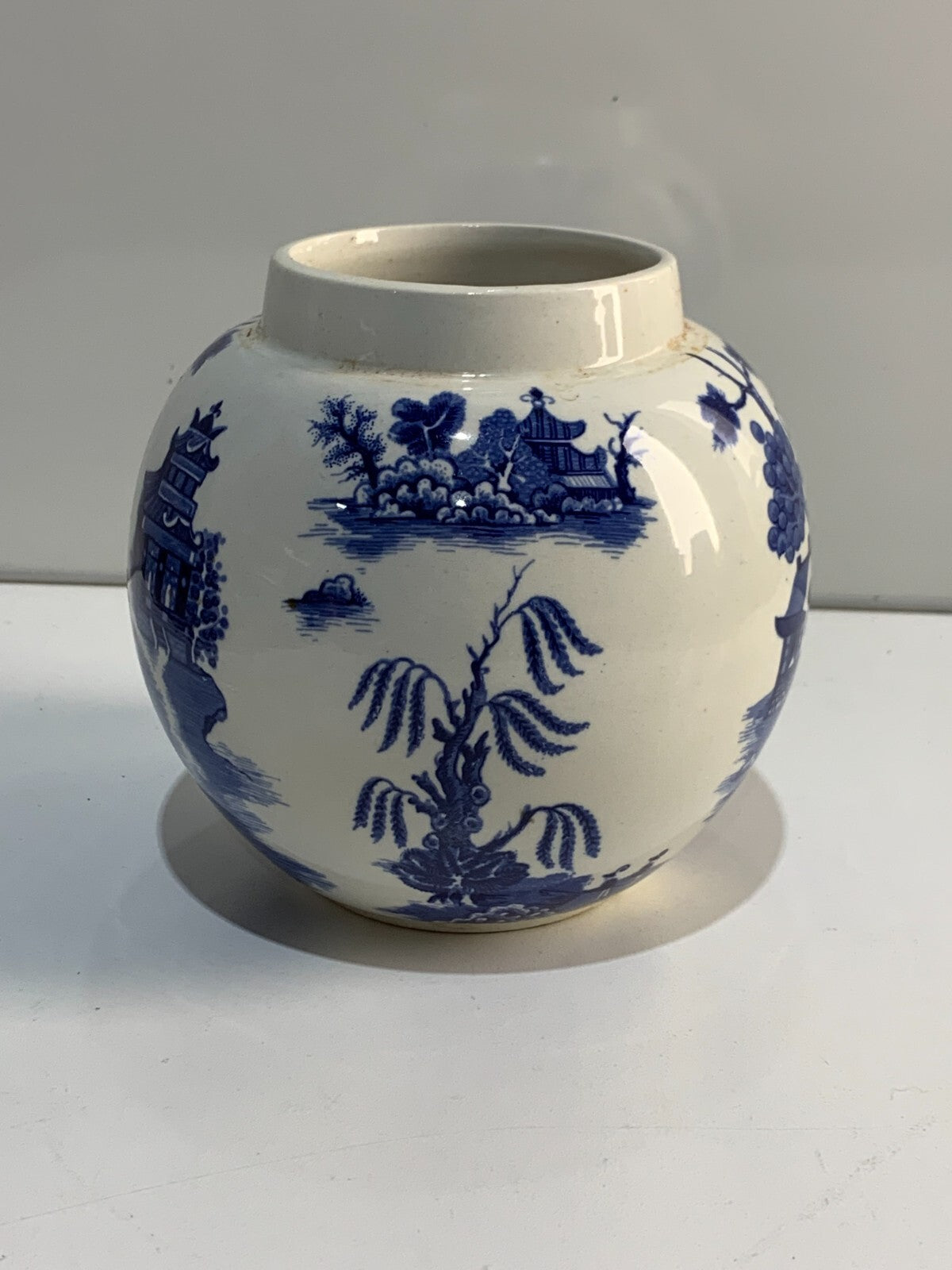 Rare Burleigh IRONSTONE STAFFORDSHIRE cauldon vase