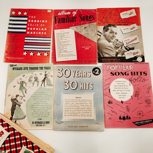 9 lbs Lot of Vintage Piano/Song Books 1950s-1970s