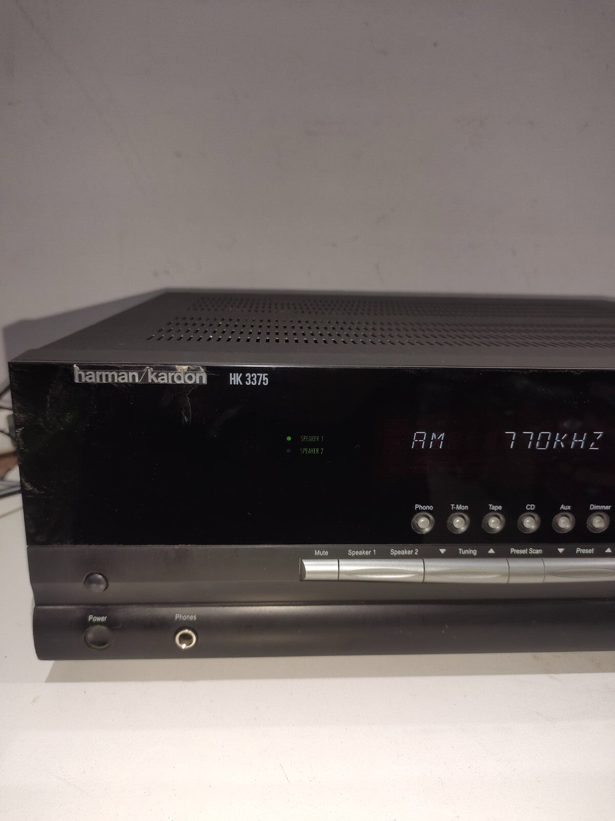 Harman Kardon HK3375 Stereo Amplifier, Black