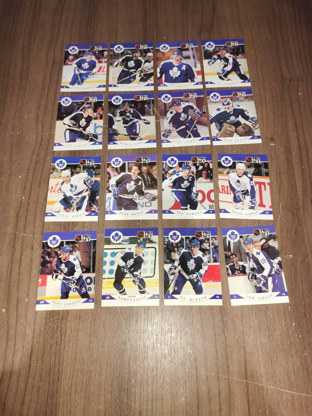 Rare Collectible NHL - Toronto Maple Leafs Cards PRO-SET - Set of 16 Cards