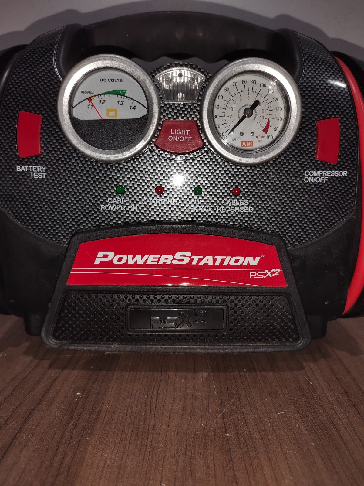 Powerstation PSX2 Heavy Duty Portable Jump Starter LED Work Light Air Compressor
