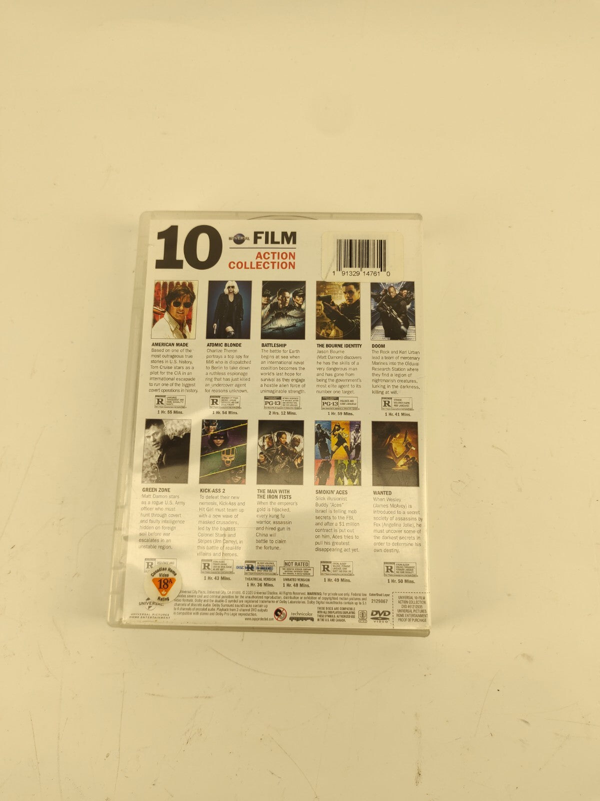 10 Film Action Collection (DVD)