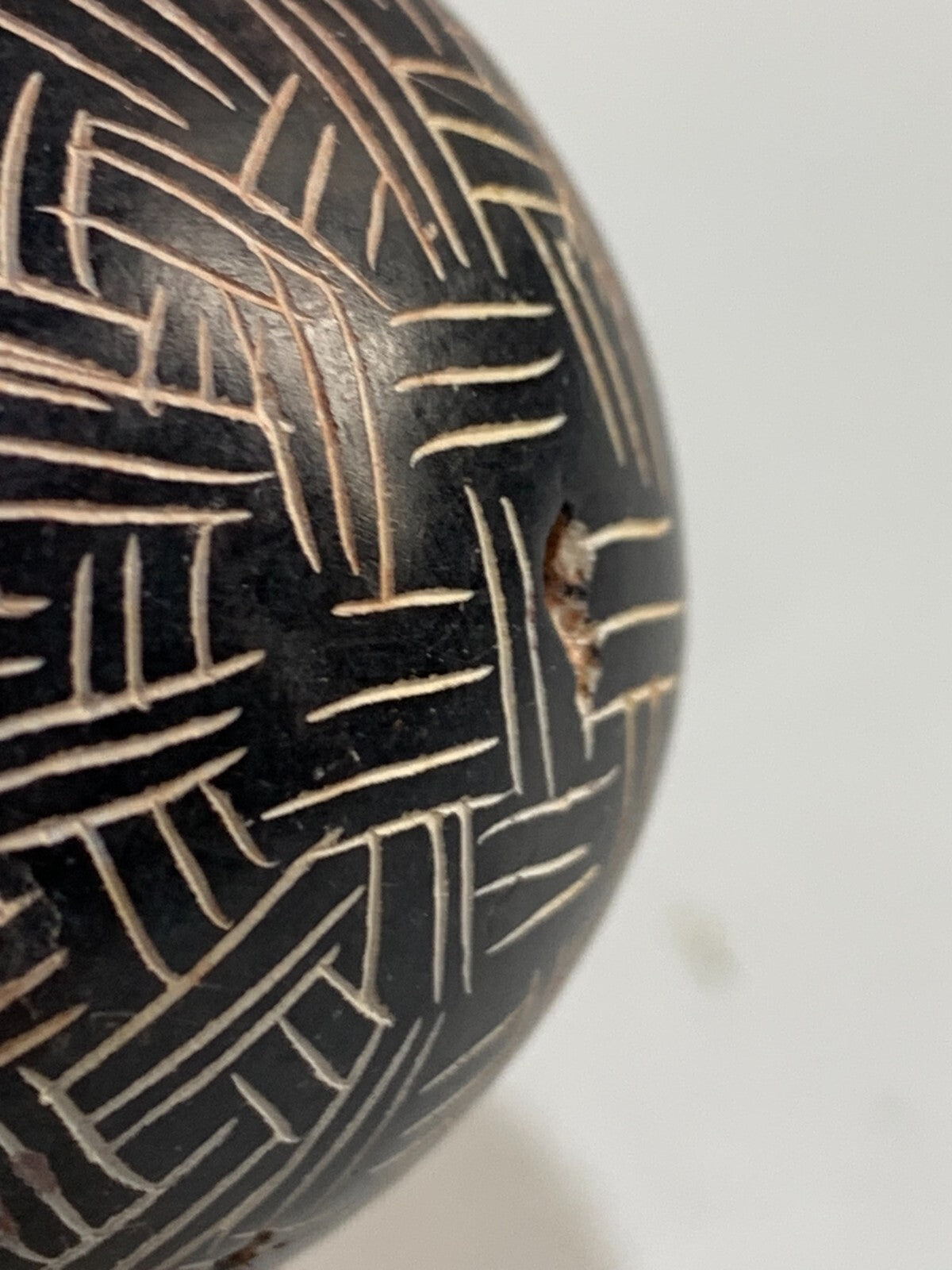 Hand Carved Stone Egg Kenya Decor w/ Label item