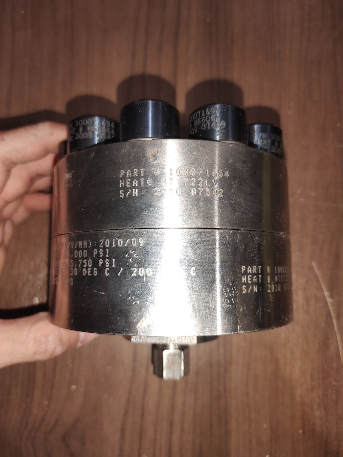 Schlumberger 25K PSI H2S High Pressure Filter Assembly - Oilfield Equipment