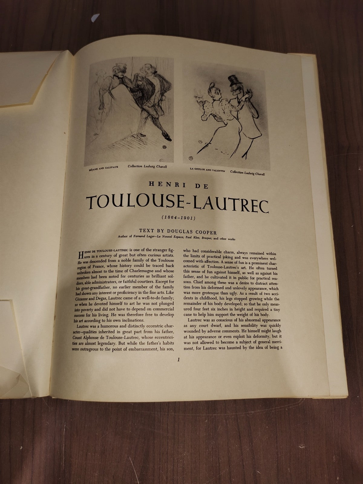 Vintage Rare Collectible - An Abrams Art Book - Toulouse Lautrec