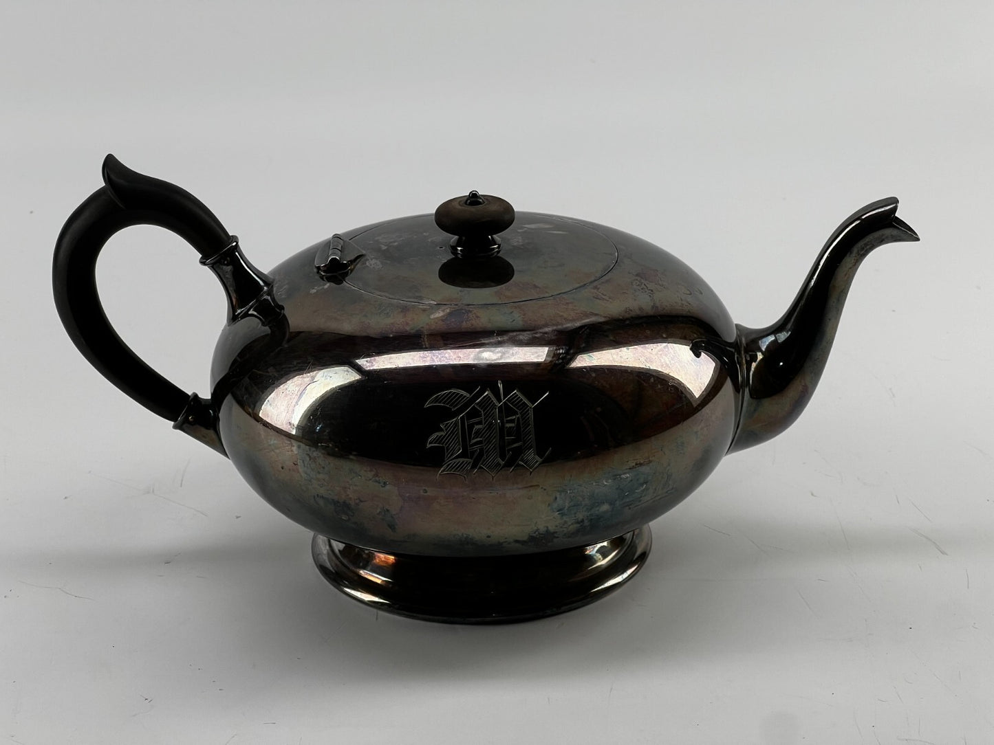 Vintage Wm A Rogers Silver Plate Tea Pot Set - 3pcs