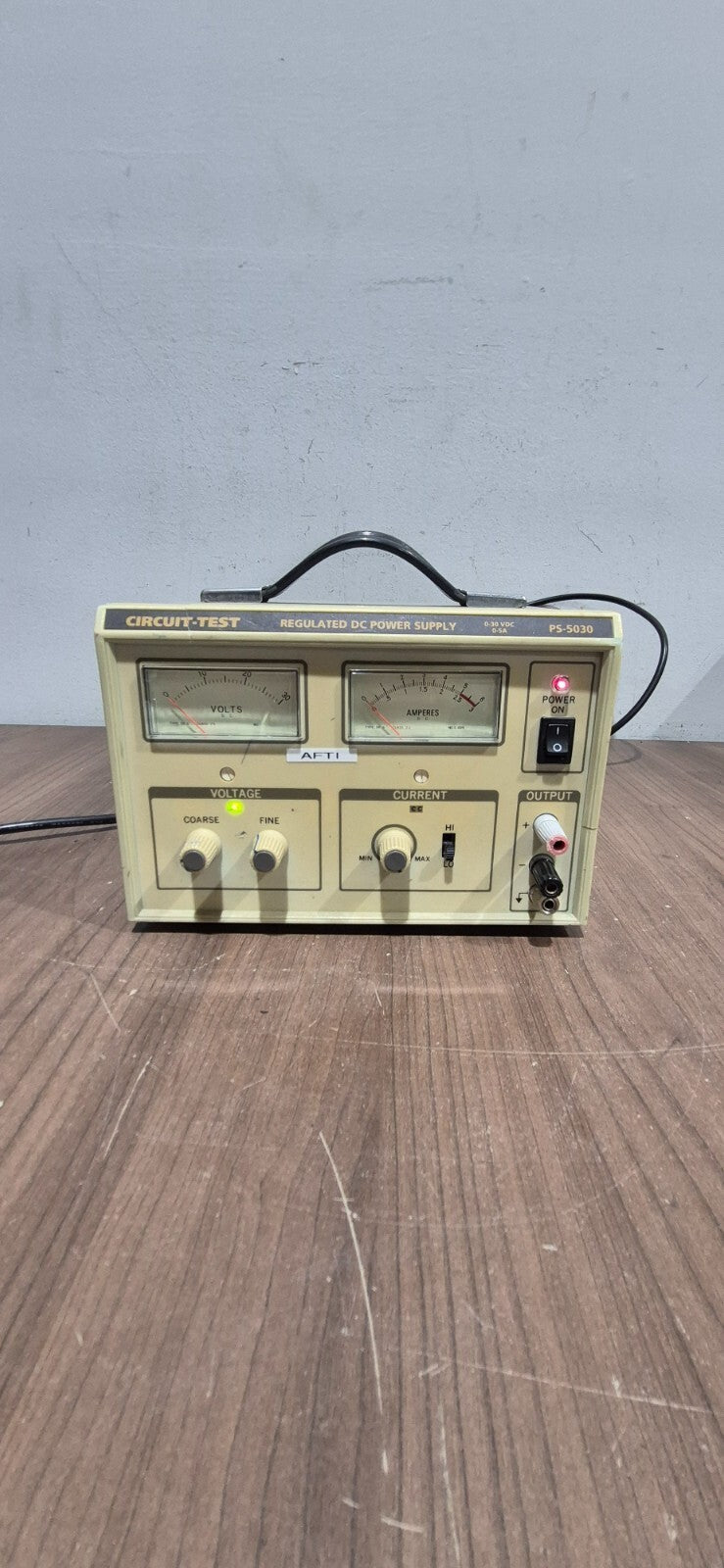 0-30V, 5A, DC Variable linear power supply, Circuit-Test PS-5030D
