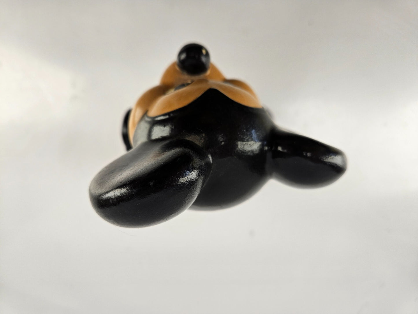 Vintage Mickey Mouse Figurine Walt Disney Productions Hand Painted 9" Ceramic