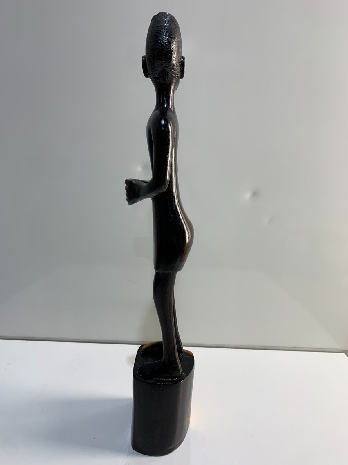 African Hand Carved Carving Wood Man Figure Art Sculpture