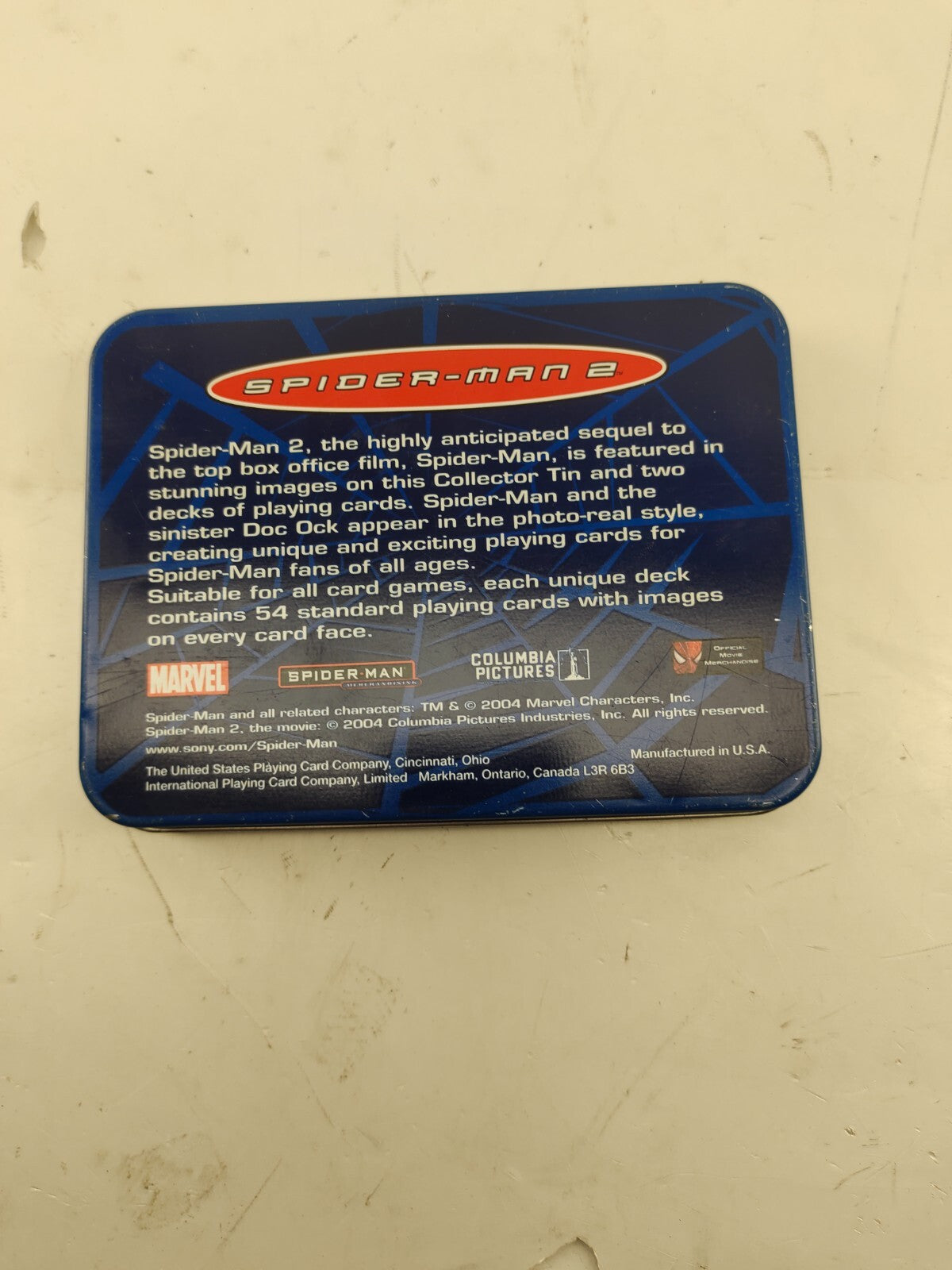Spiderman 2 - Game playing cards 2 packs