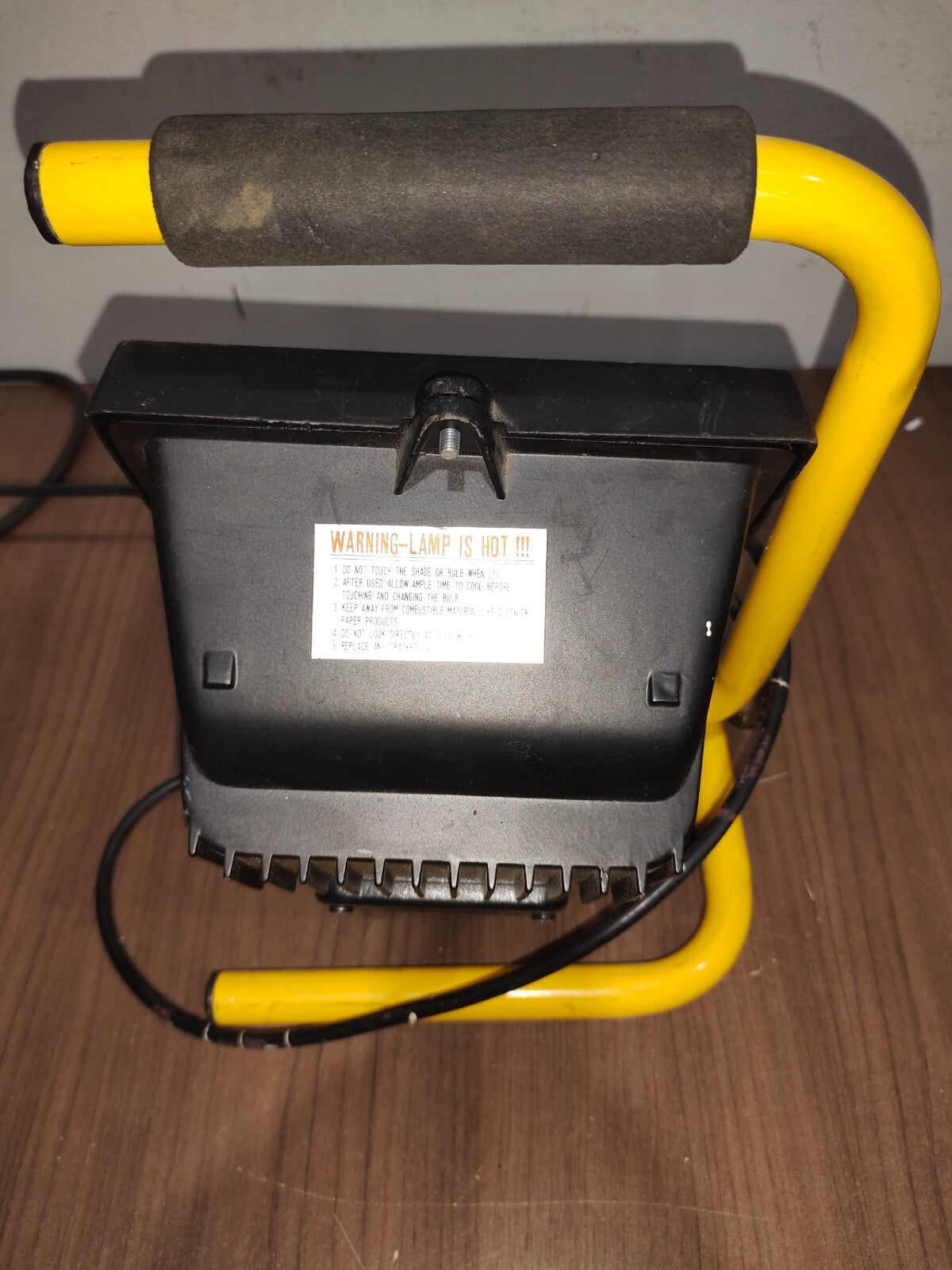 Vintage Portable Work Light - Construction Light