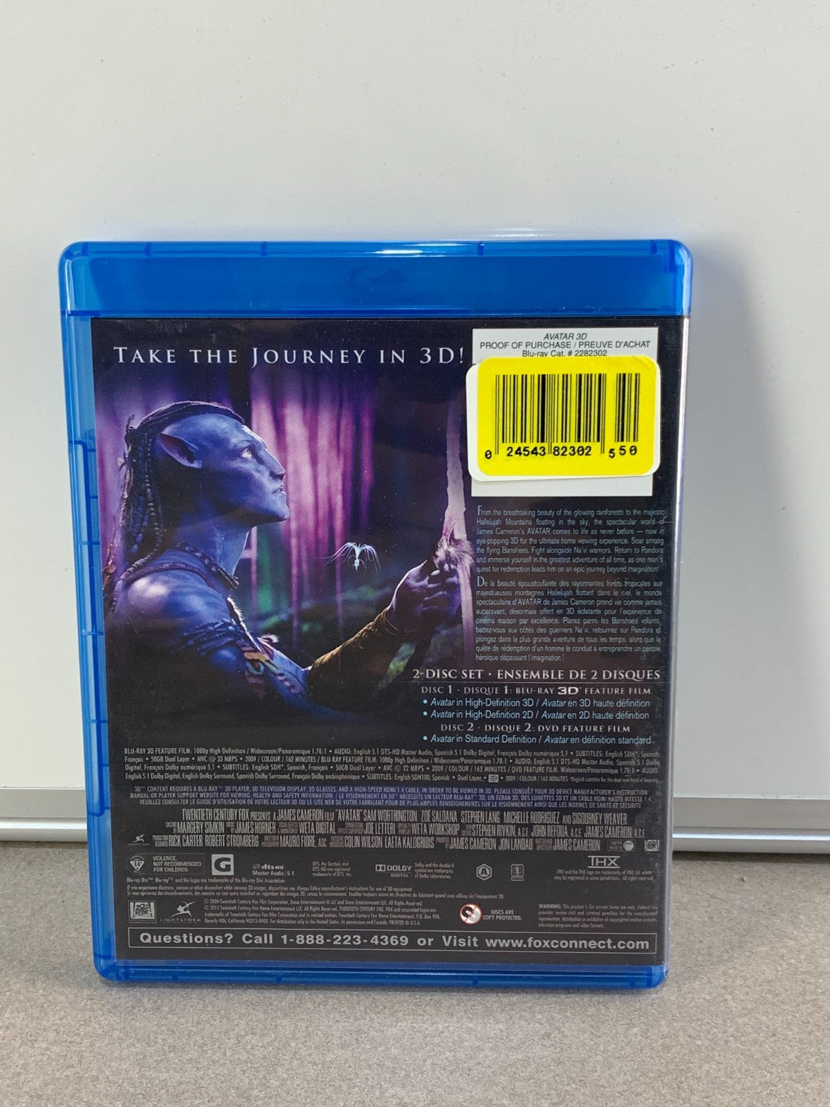 Avatar (Blu-ray/DVD, 2012, Canadian Limited Edition 3D)