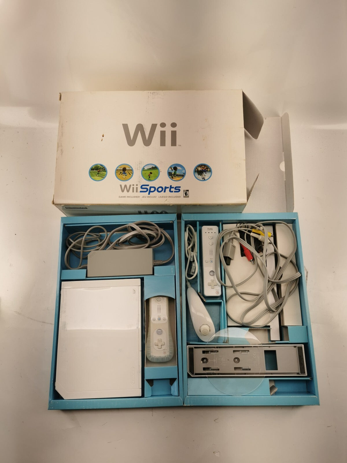 Nintendo Wii Game Console + More Attachments