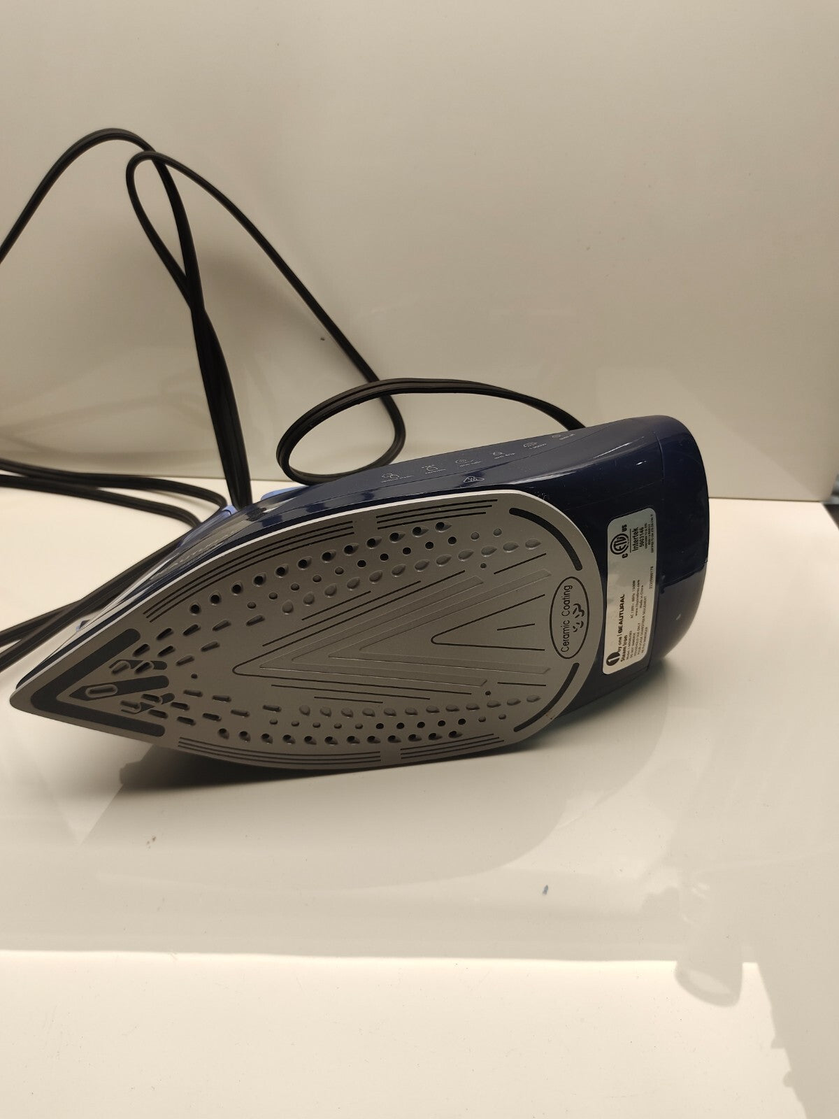 BEAUTURAL Steam Iron for Clothes with Precision Thermostat Dial, Ceramic Coated